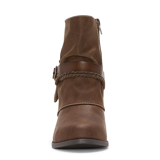 Pop Womens Encinitas Block Heel Booties