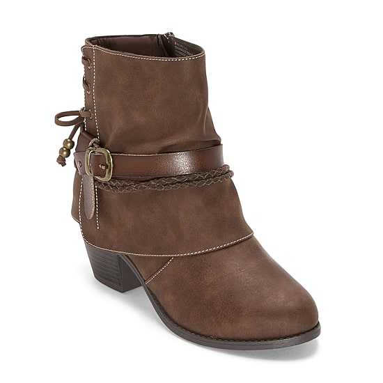 Pop Womens Encinitas Block Heel Booties