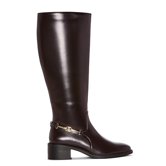 Liz Claiborne Womens Thane Block Heel Riding Boots
