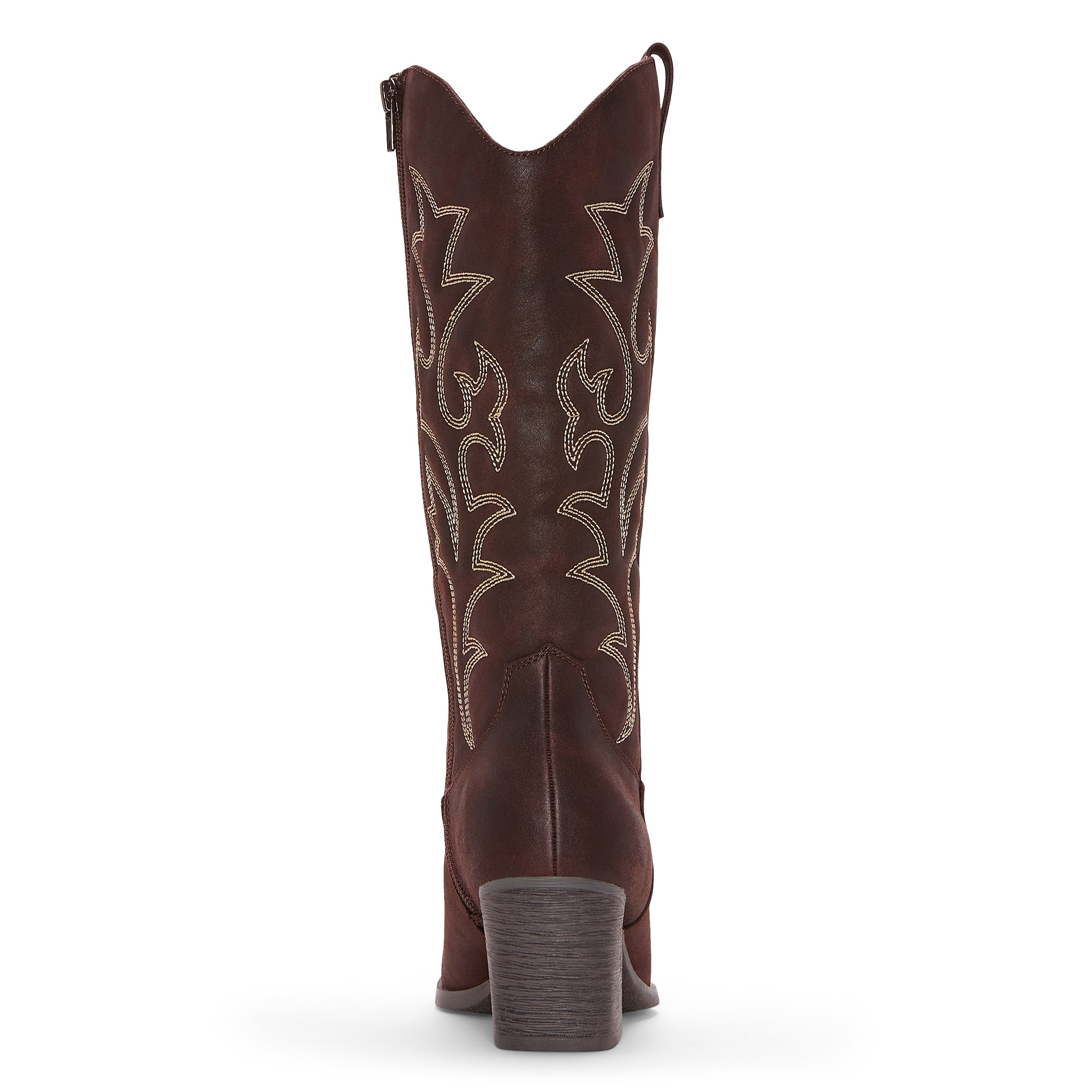Pop Womens Ellary Block Heel Cowboy Boots
