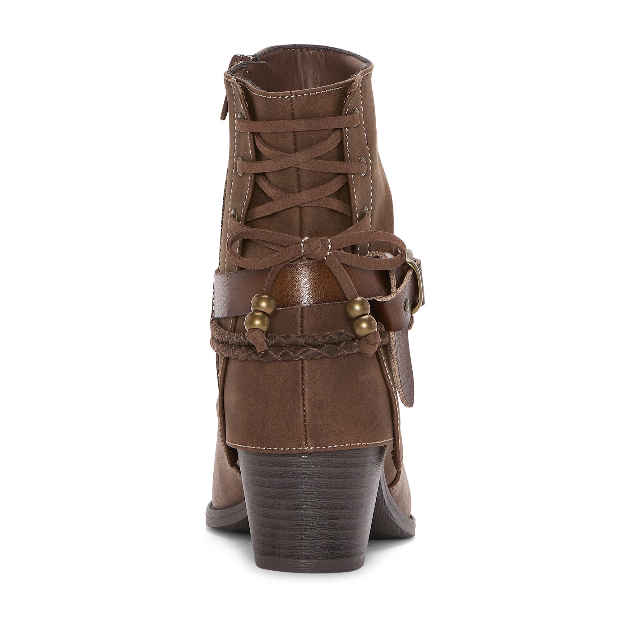 Pop Womens Encinitas Block Heel Booties