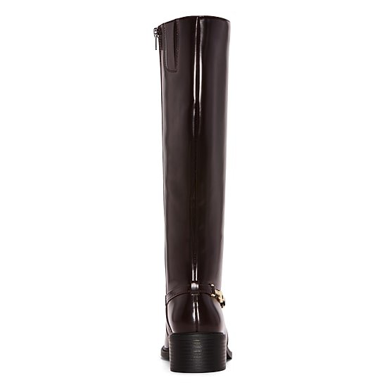 Liz Claiborne Womens Thane Block Heel Riding Boots
