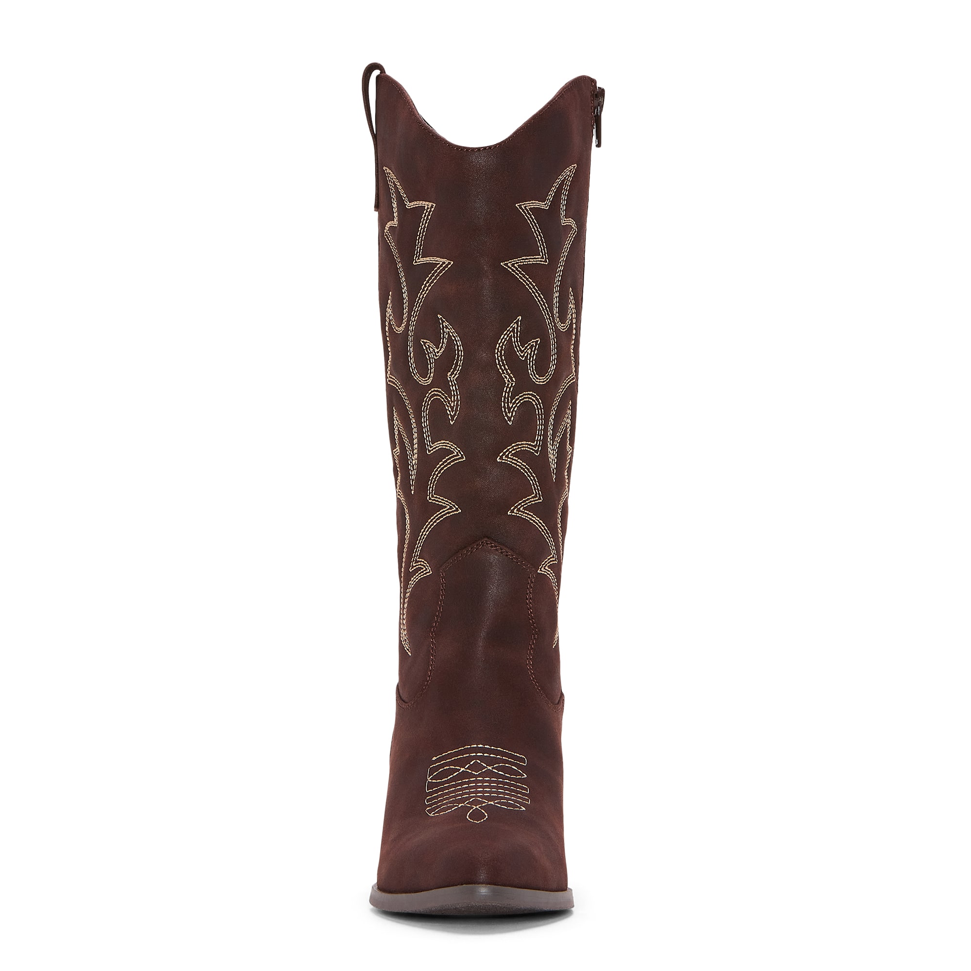 Pop Womens Ellary Block Heel Cowboy Boots