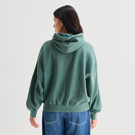 Arizona Womens Juniors Long Sleeve Fleece Hoodie