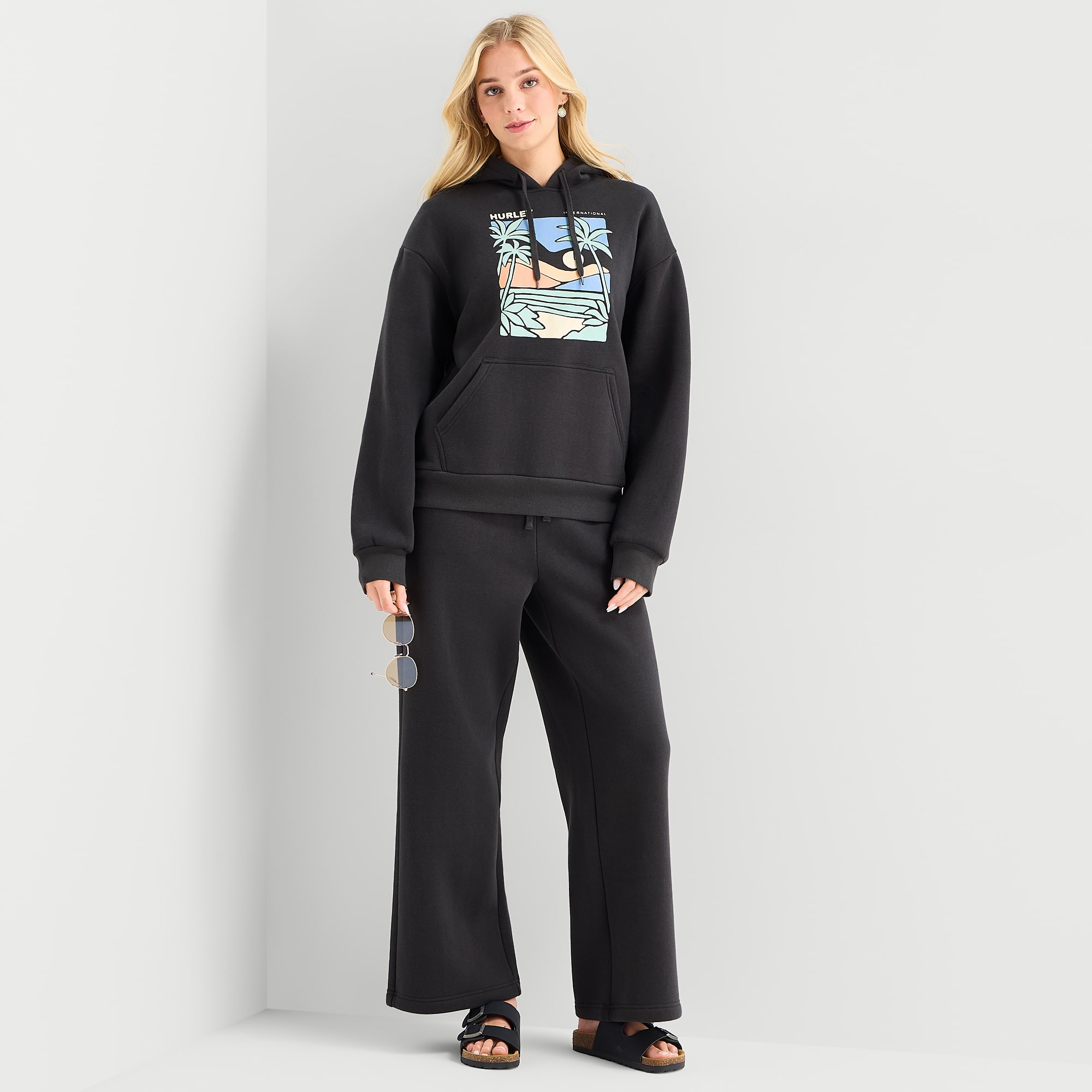 Hurley Womens Juniors Long Sleeve Hoodie