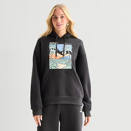 Hurley Womens Juniors Long Sleeve Hoodie