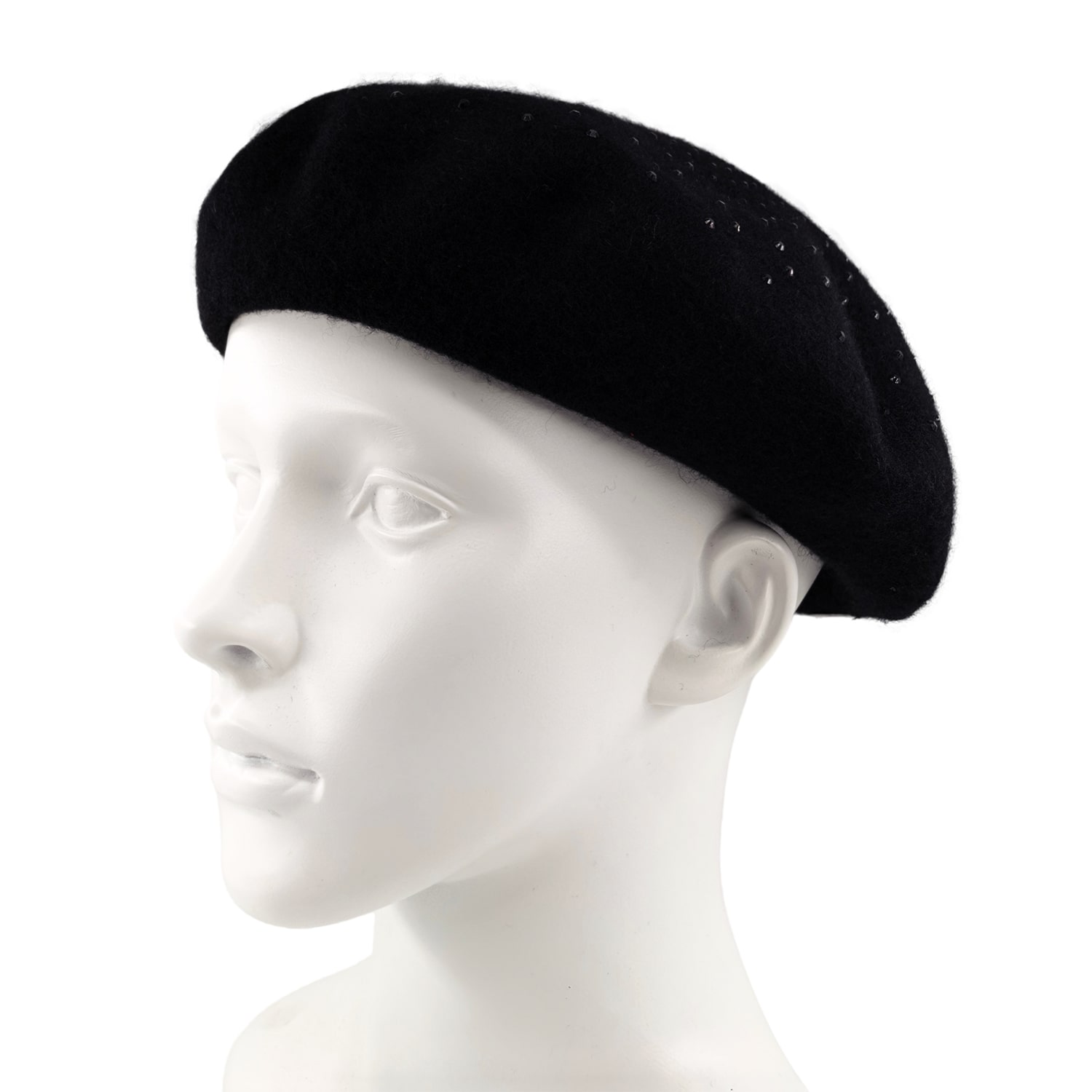 JS Jessica Simpson Rhinestone Womens Beret