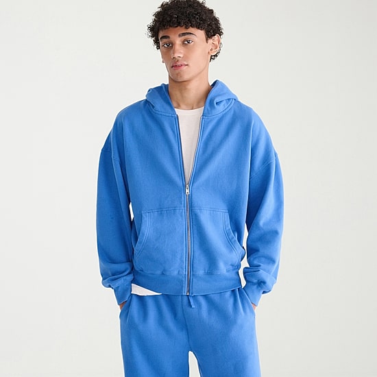 AEROPOSTALE Mens Long Sleeve Fleece Zipper Hoodie