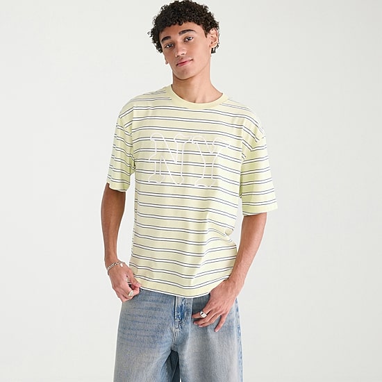 AEROPOSTALE Mens Crew Neck Short Sleeve Boxy Fit Graphic T-Shirt