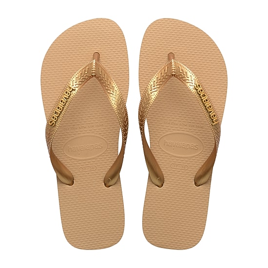 Havaianas® Womens Top Logo Metallic Flip-Flops