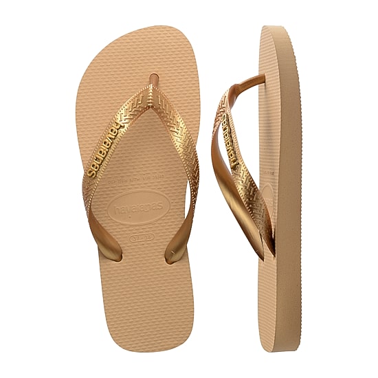 Havaianas® Womens Top Logo Metallic Flip-Flops