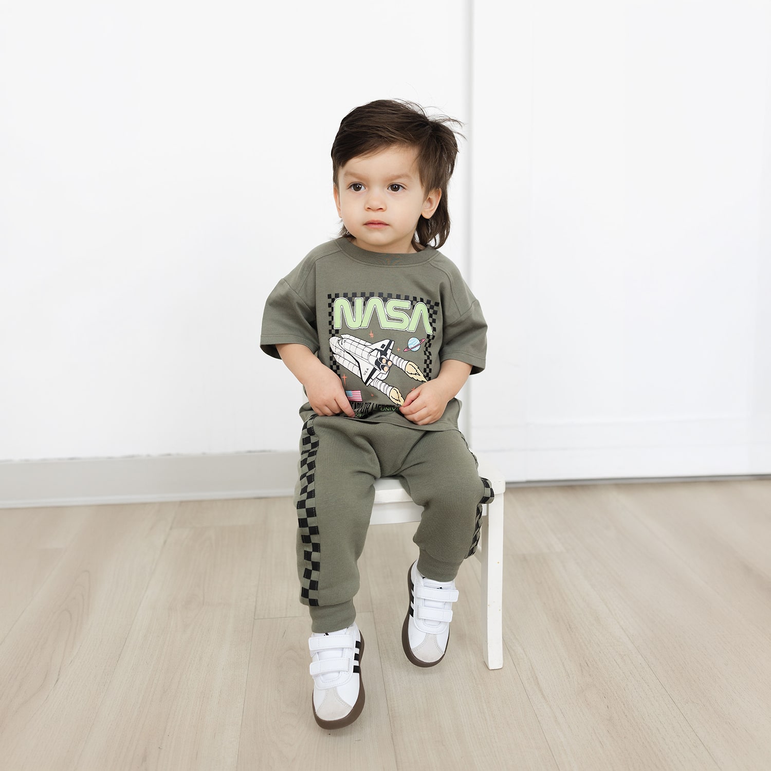 Grayson Little Toddler Boys NASA 2-pc. Pant Set