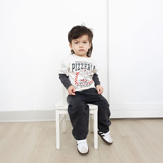 Grayson Little Toddler Boys Crew Neck Long Sleeve T-Shirt