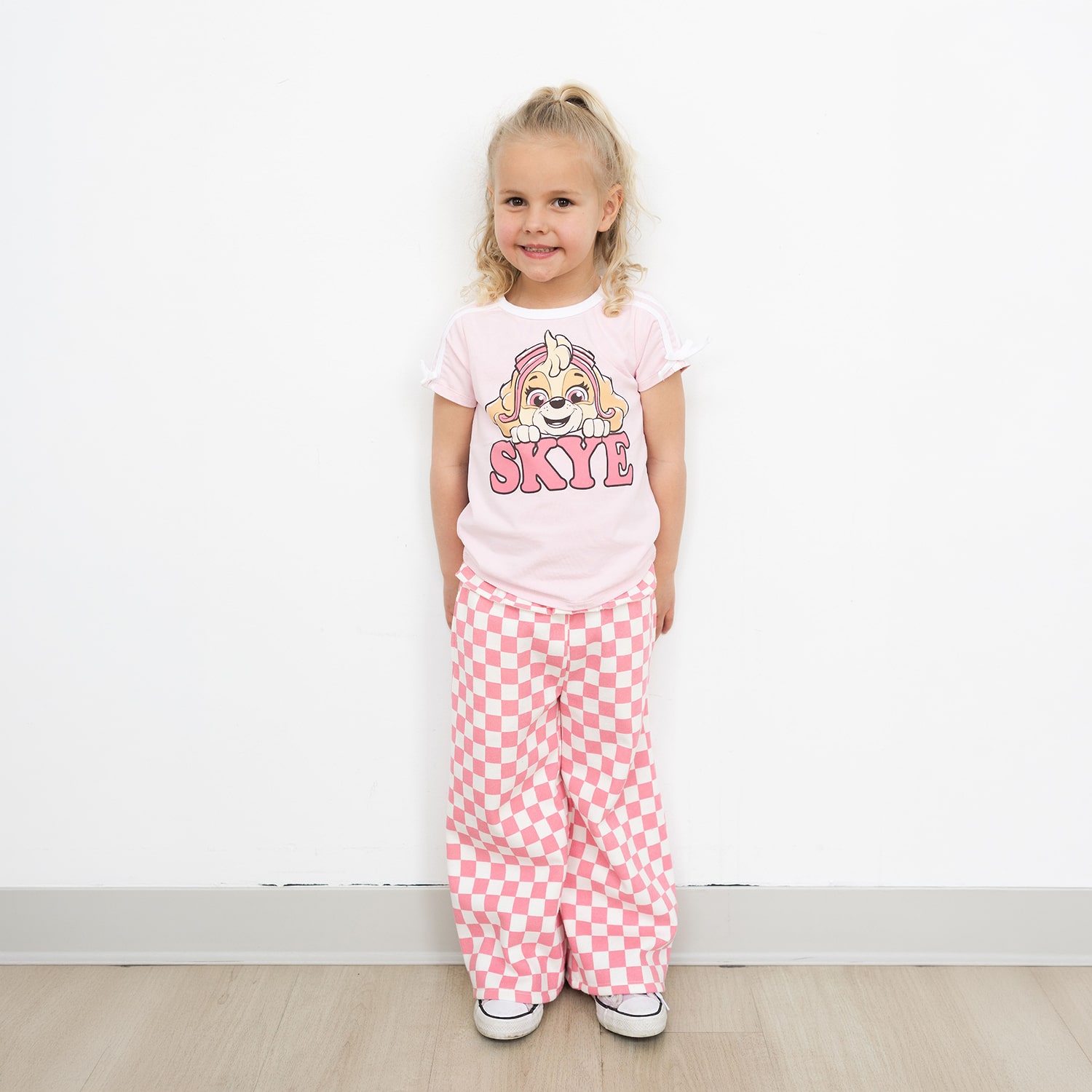 Grayson Little Toddler Girls Wide Leg Relaxed Fit Pull-On Pant