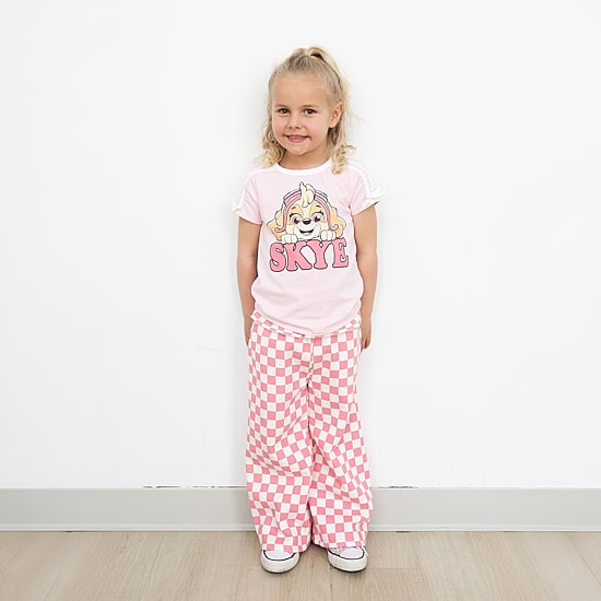 Grayson Little Toddler Girls Wide Leg Relaxed Fit Pull-On Pant