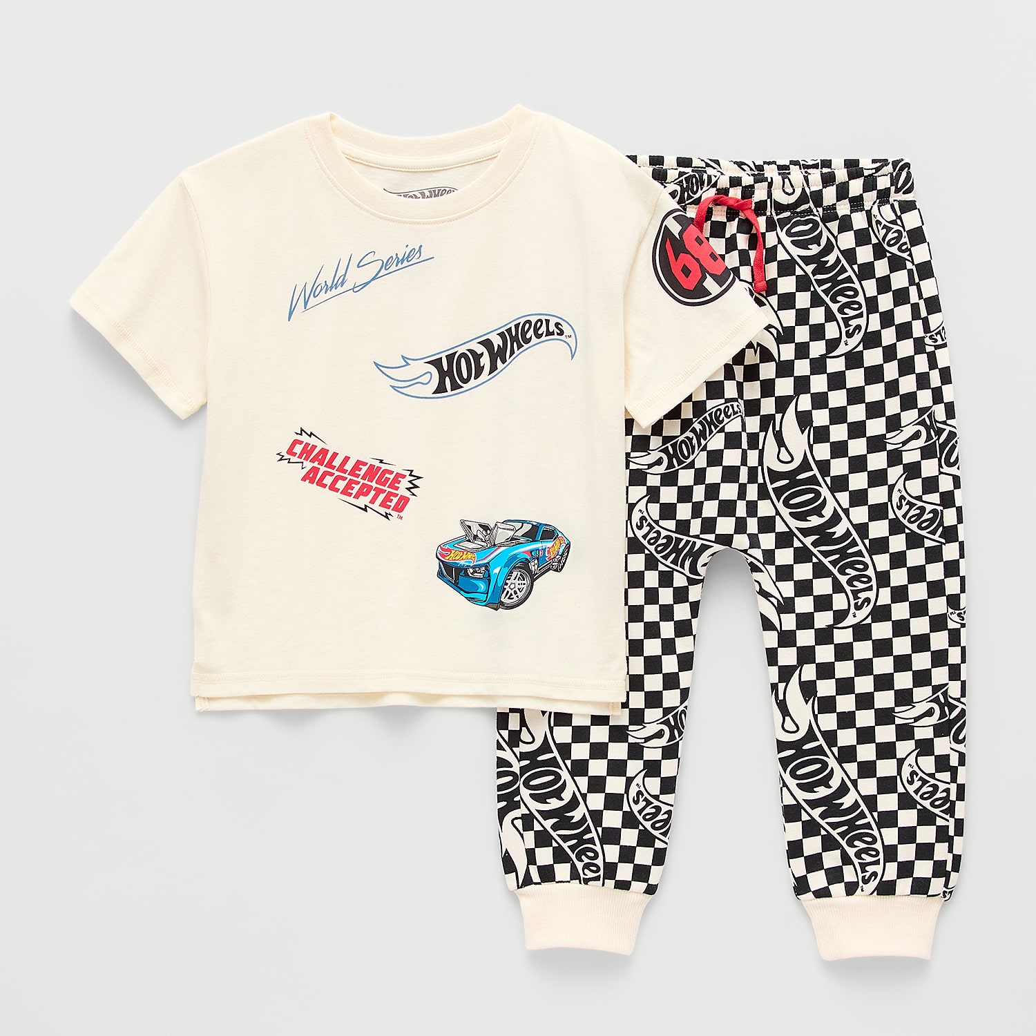Grayson Little Toddler Boys Hot Wheels 2-pc. Pant Set