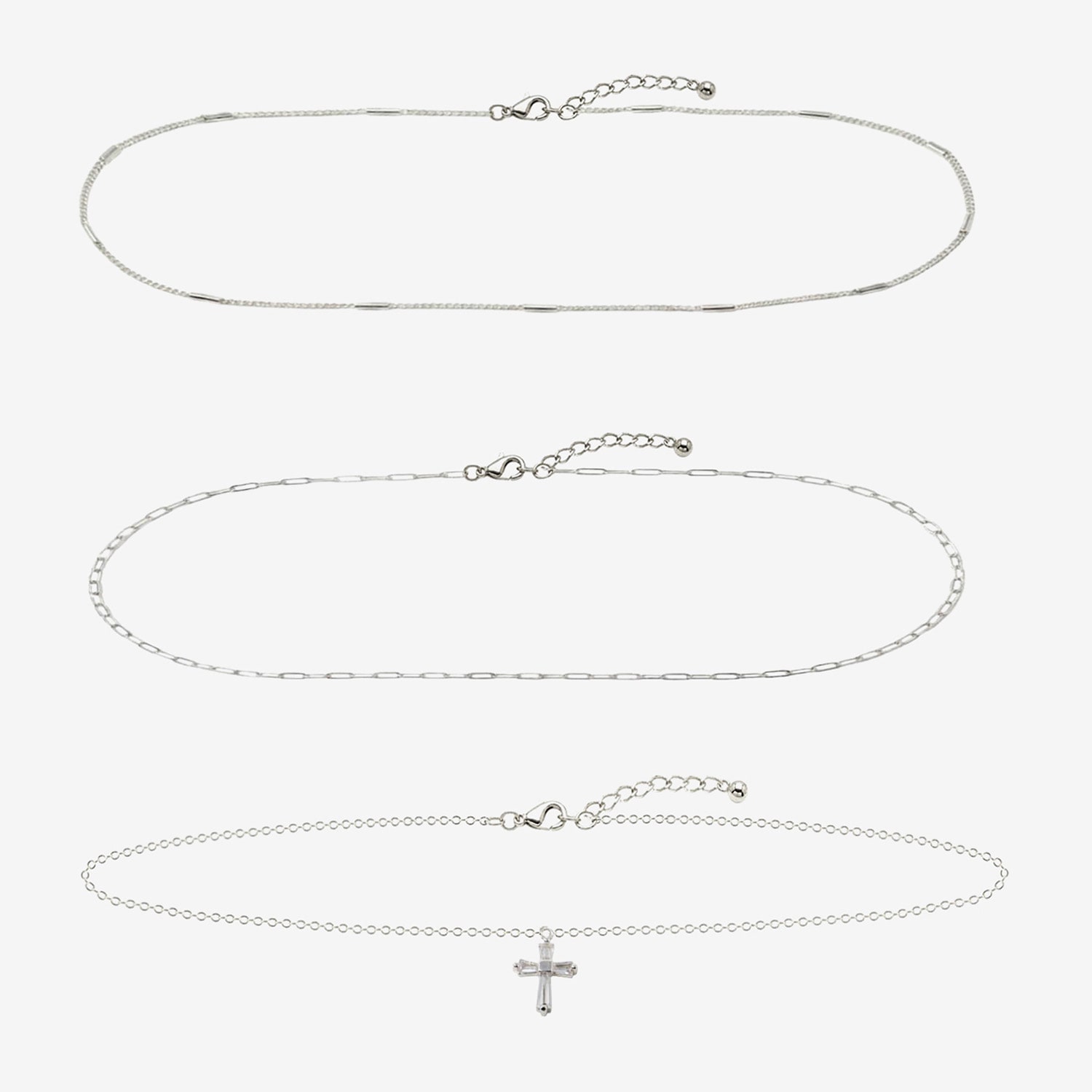 AEROPOSTALE Womens 15 Inch Curb Chain Necklace