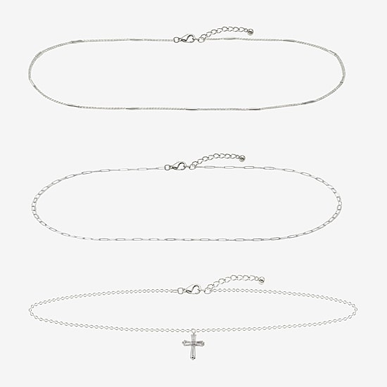 AEROPOSTALE Womens 15 Inch Curb Chain Necklace