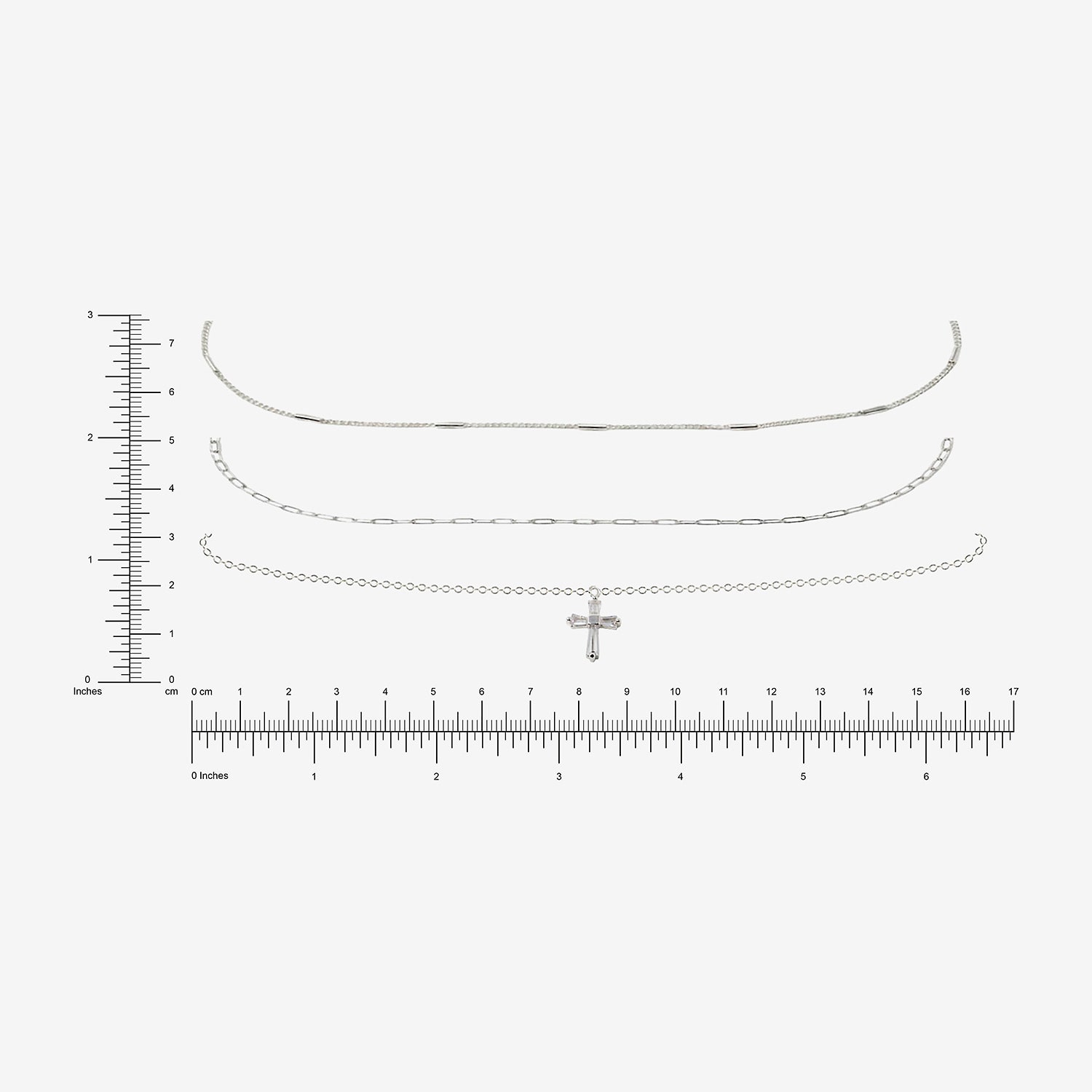 AEROPOSTALE Womens 15 Inch Curb Chain Necklace