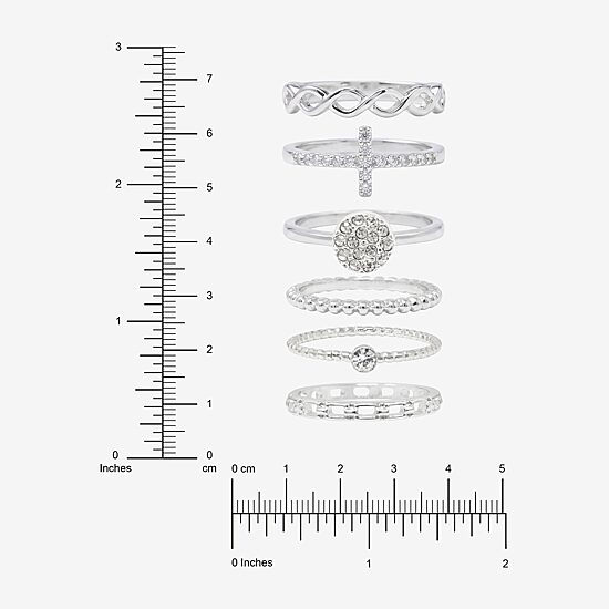 AEROPOSTALE Womens Crystal Ring Set