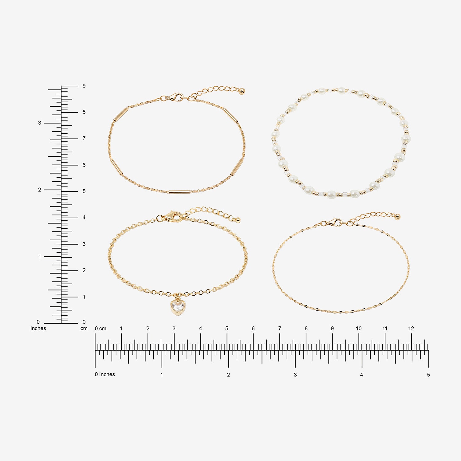 AEROPOSTALE Womens 4-pc. Zircon Bracelet Set