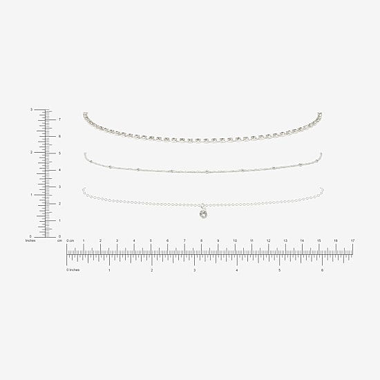 AEROPOSTALE Womens 14 Inch Curb Chain Necklace
