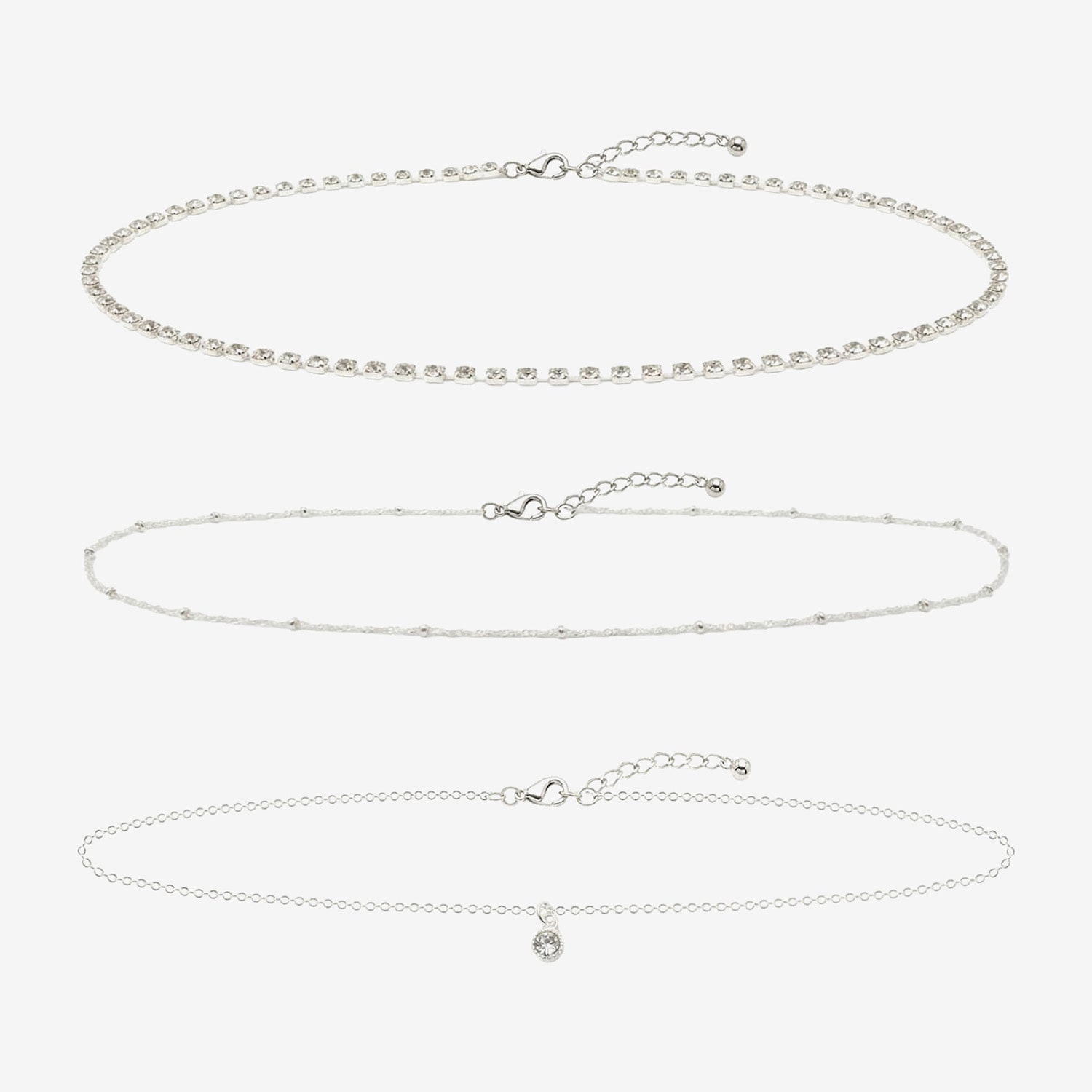 AEROPOSTALE Womens 14 Inch Curb Chain Necklace