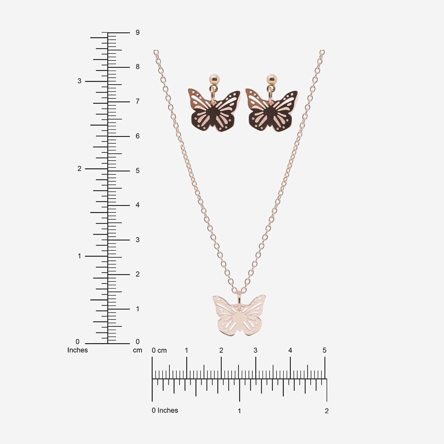 AEROPOSTALE Womens Butterfly 2-pc. Necklace Set