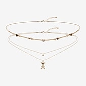 AEROPOSTALE Womens Glass 14 Inch Choker Necklace