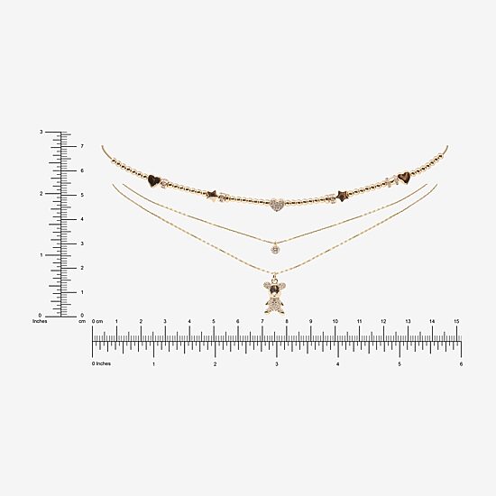 AEROPOSTALE Womens Glass 14 Inch Choker Necklace