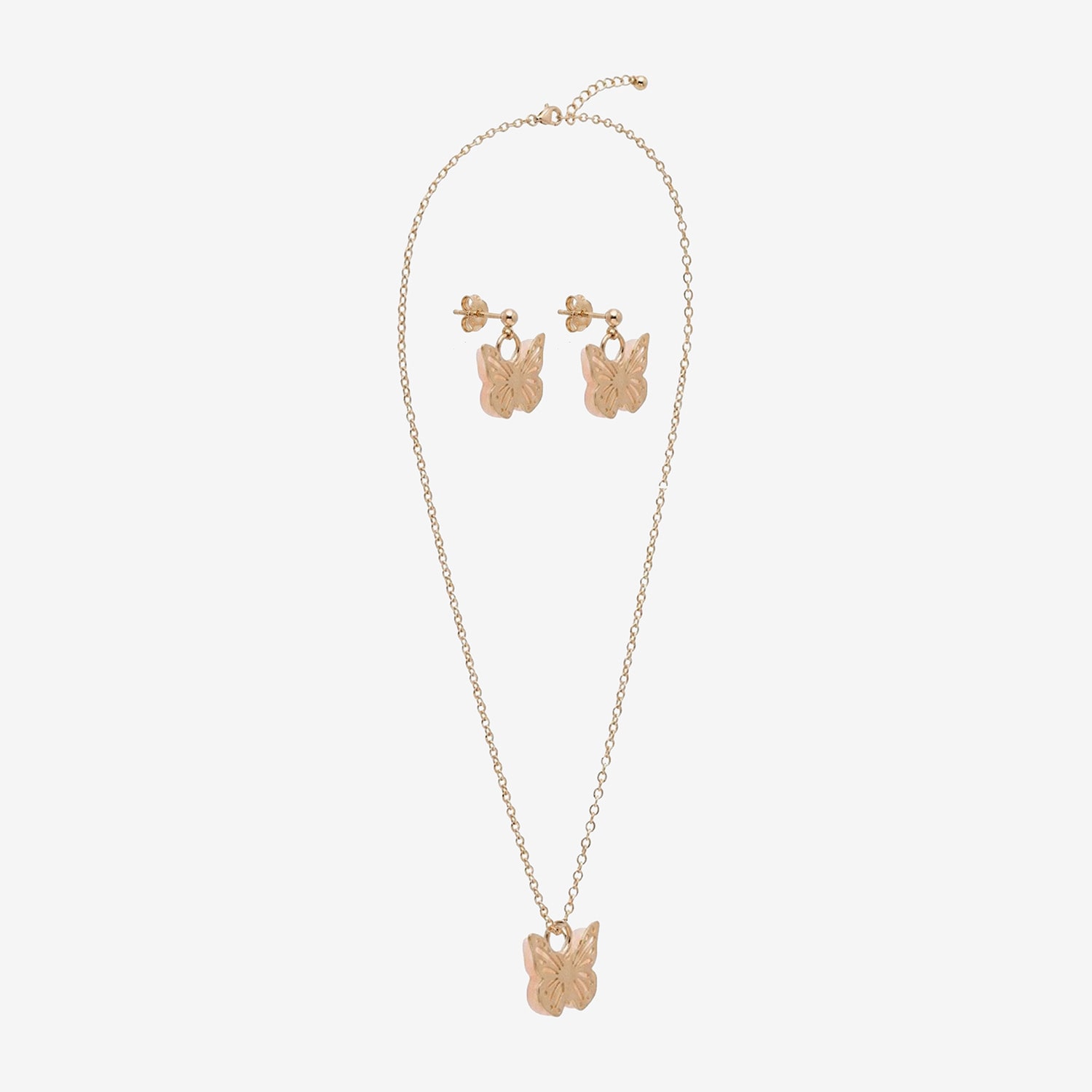 AEROPOSTALE Womens Butterfly 2-pc. Necklace Set