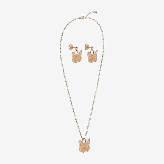 AEROPOSTALE Womens Butterfly 2-pc. Necklace Set