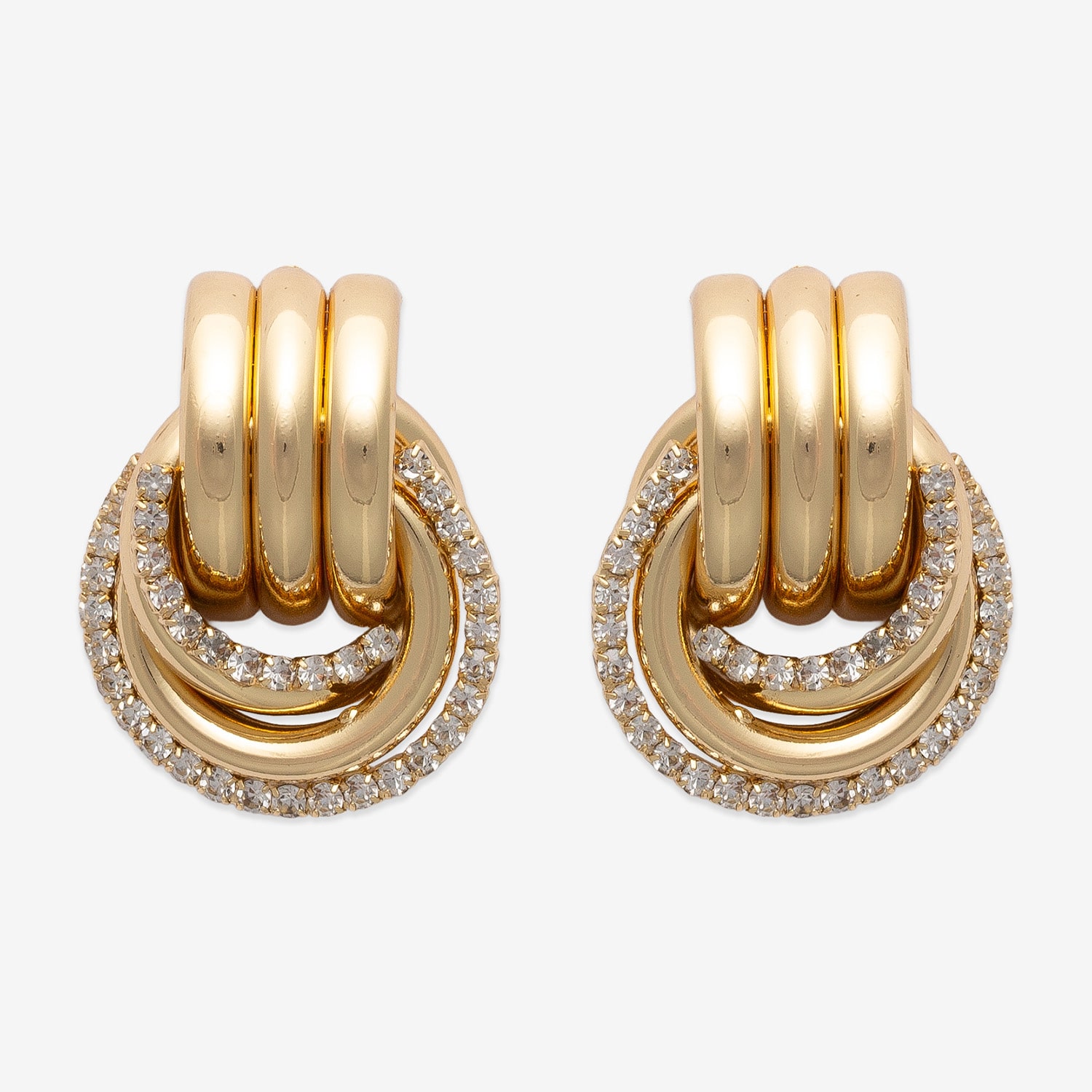 Mixit Glass 26.2mm Stud Earrings