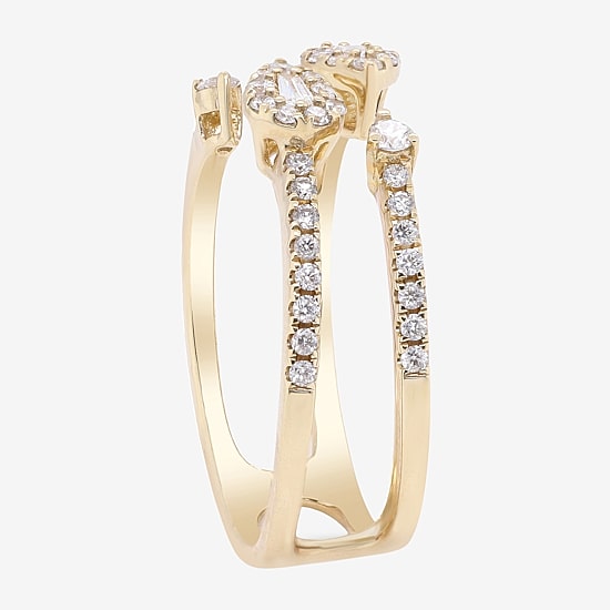 Limited Quantities! Womens 7MM 1/2 CT. T.W. Natural White Diamond 10K Gold Band