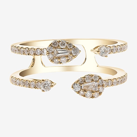 Limited Quantities! Womens 7MM 1/2 CT. T.W. Natural White Diamond 10K Gold Band