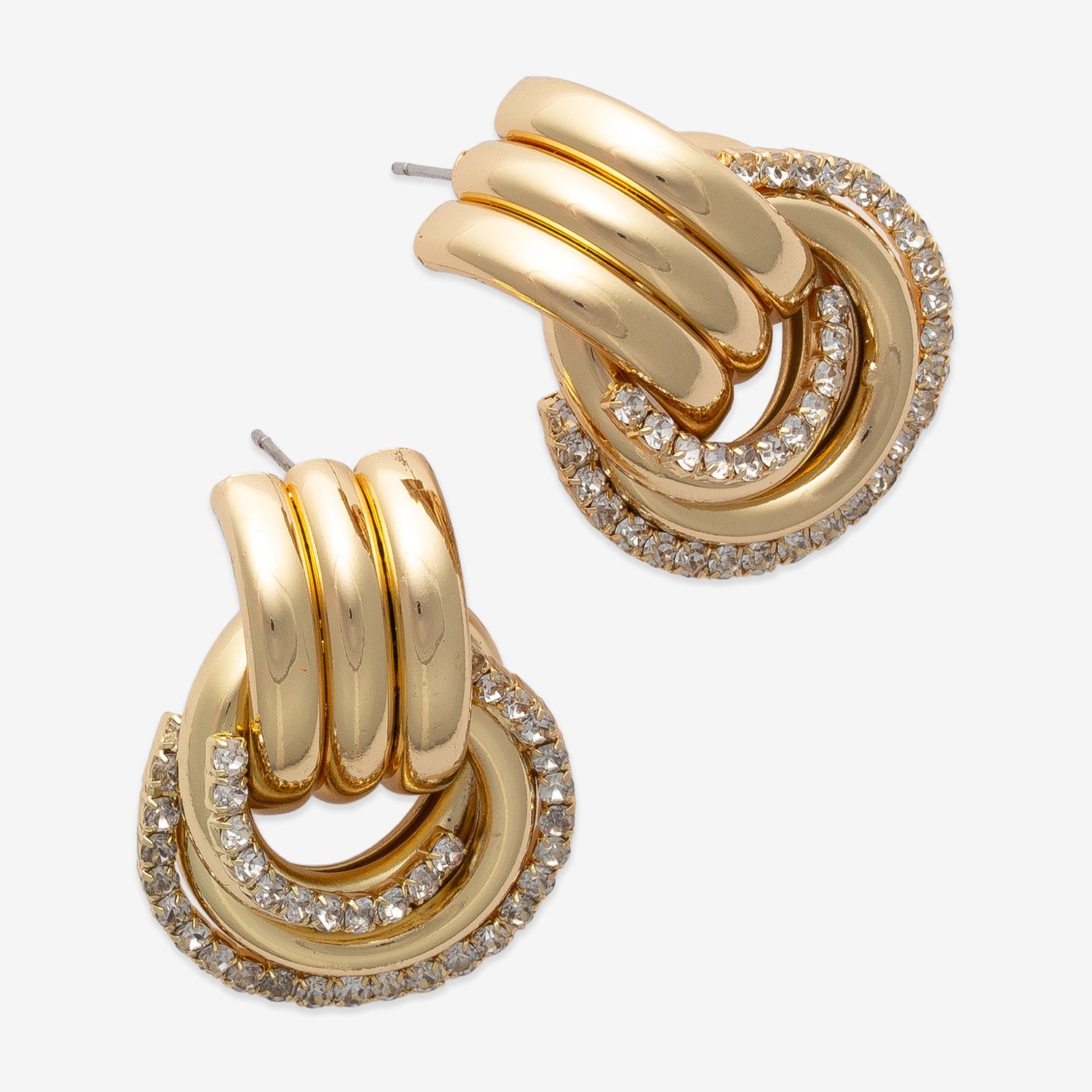 Mixit Glass 26.2mm Stud Earrings