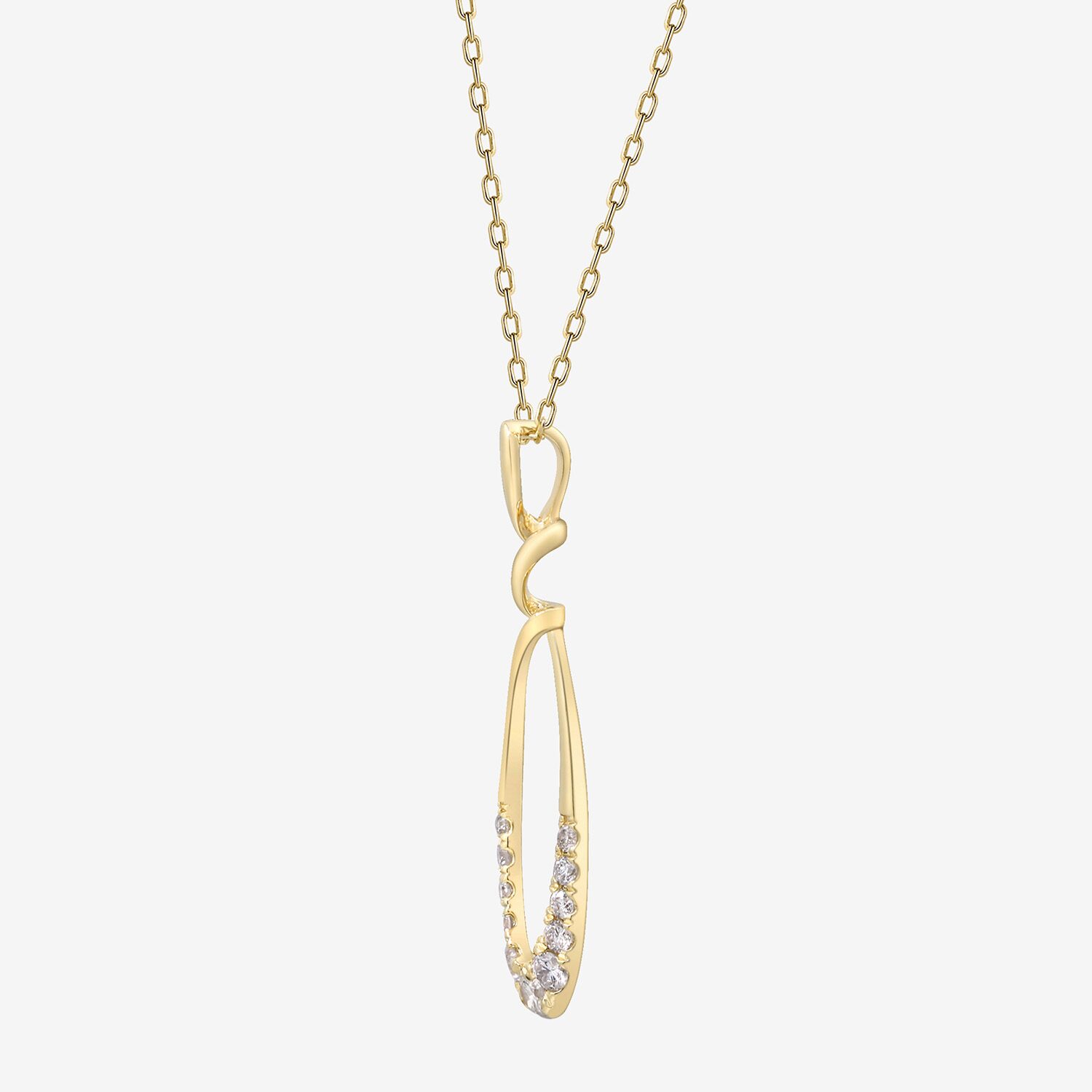 Limited Quantities! Womens 1/7 CT. T.W. Natural White Diamond 14K Gold 18 Inch Pendant Necklace