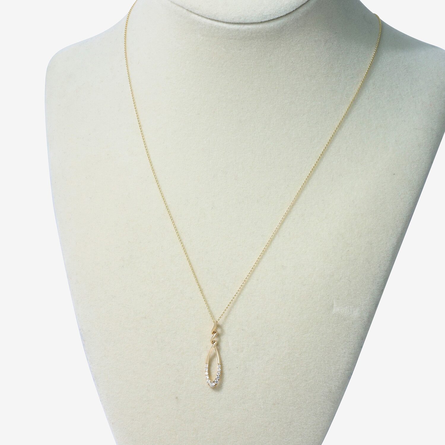 Limited Quantities! Womens 1/7 CT. T.W. Natural White Diamond 14K Gold 18 Inch Pendant Necklace