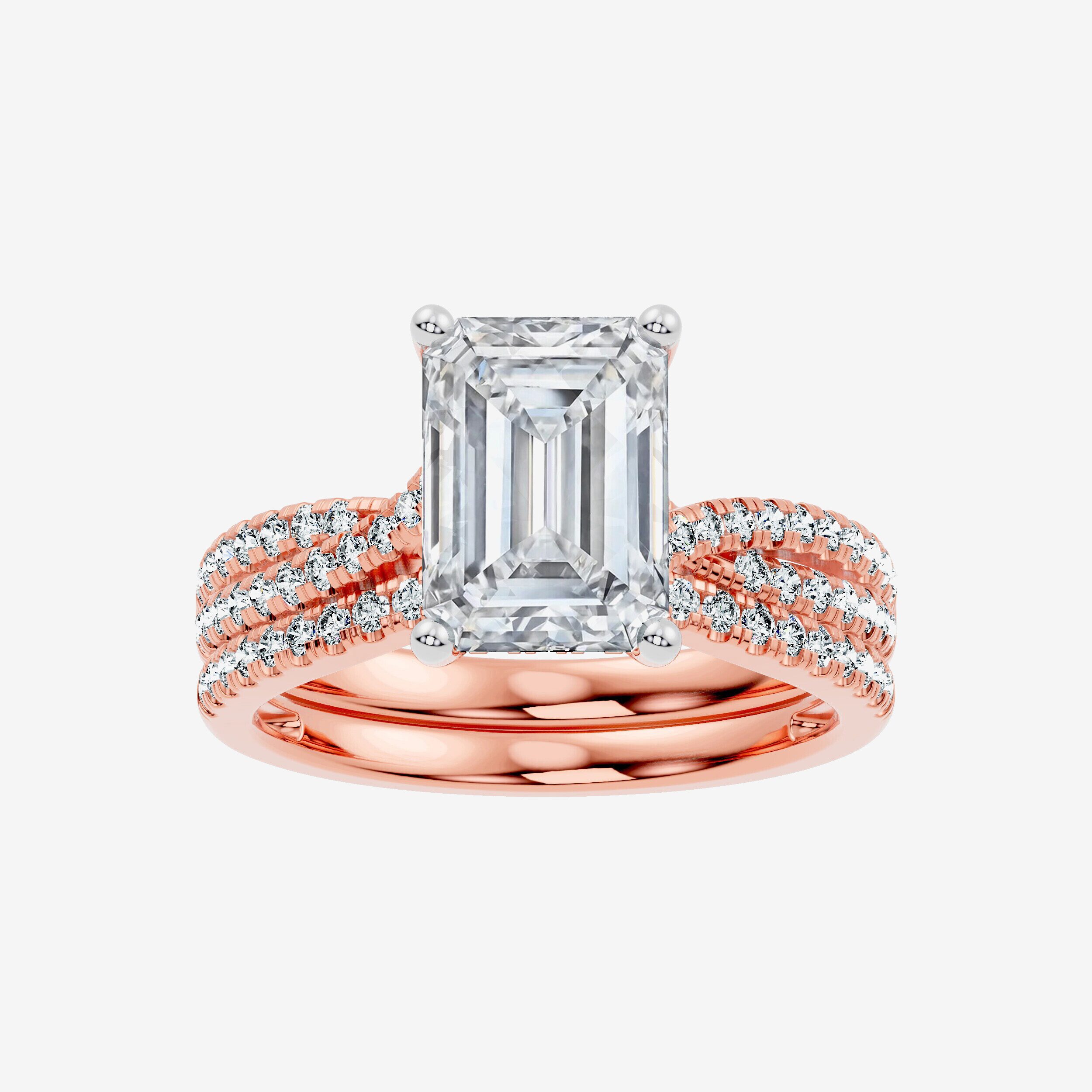 F-G/ Vs2-Si1) Womens 2 1/2 CT. T.W. Lab Grown White Diamond 10K