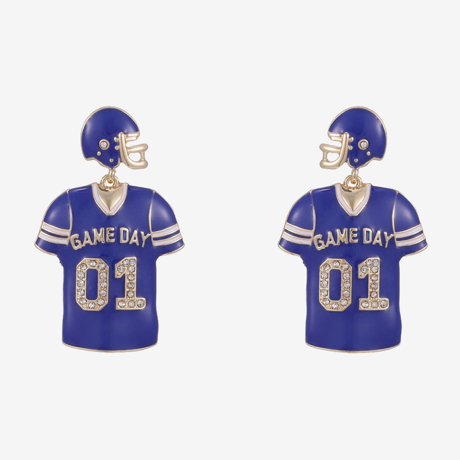 Mixit Game Day Womens Drop Earrings