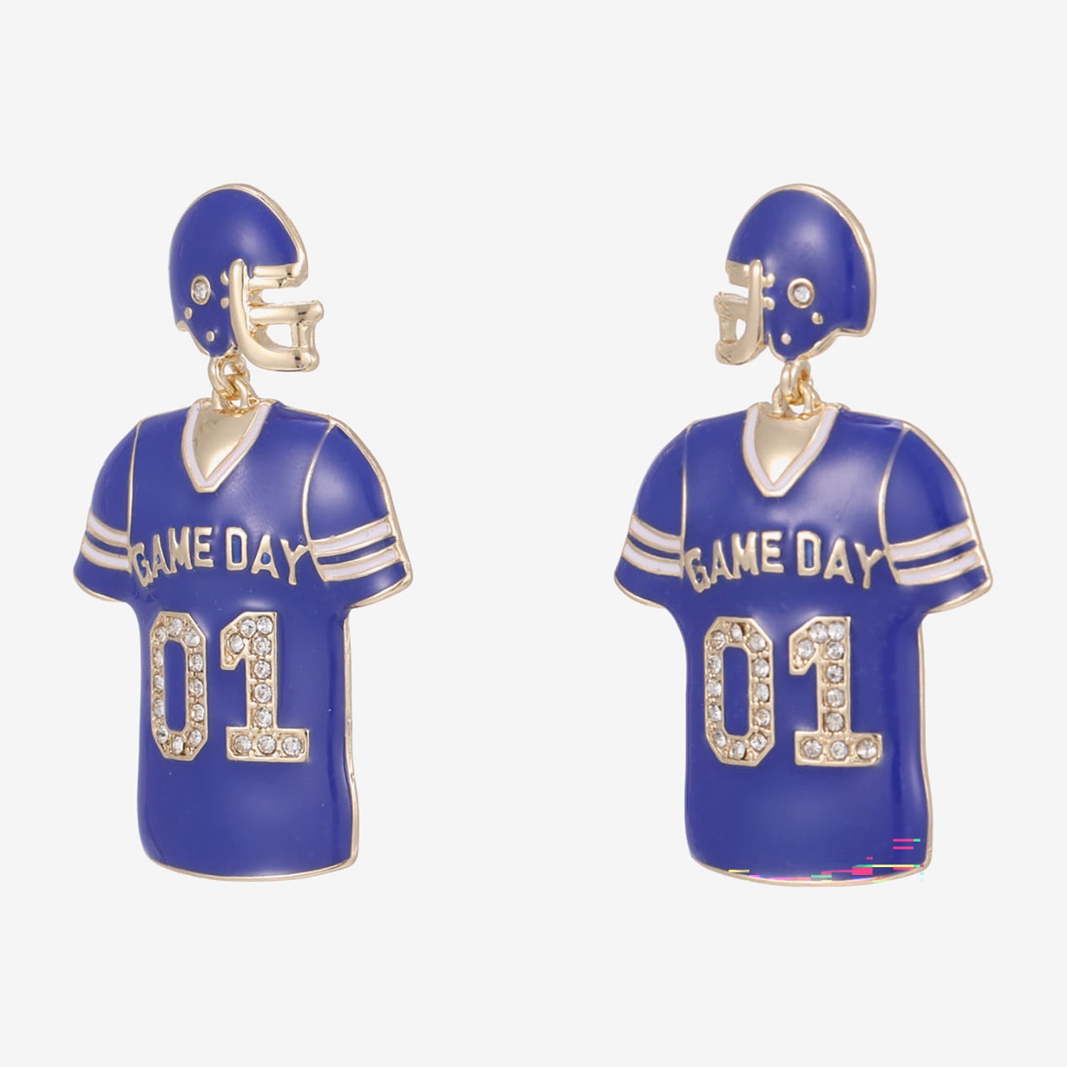 Mixit Game Day Womens Drop Earrings