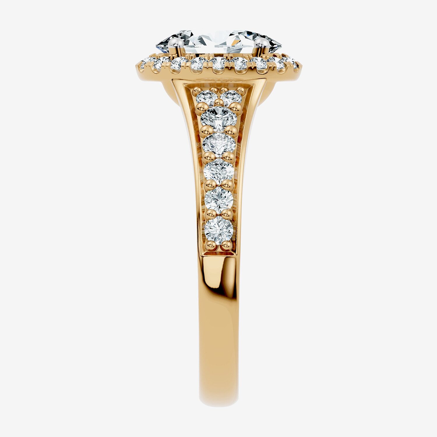 (F / Vs2-Si1) Womens 1 1/2 CT. T.W. Lab Grown White Diamond Sterling Silver Oval Side Stone Halo Engagement Ring