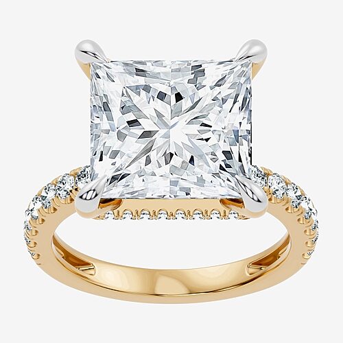 Modern Bride Signature By  (f-g / Vs2-si1) Womens 10 1/2 Ct. T.w. Lab Grown White Diamond 14k Gold Si In Yellow