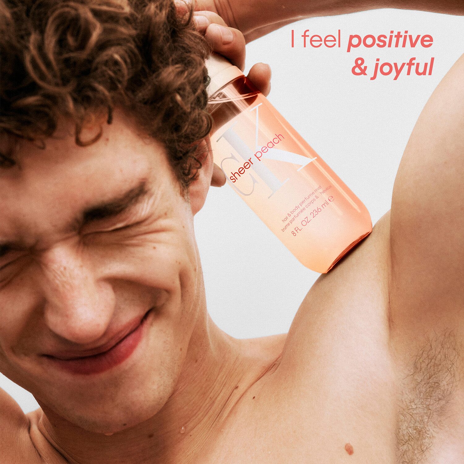 Calvin Klein Sheer Peach Hair & Body Perfume Mist