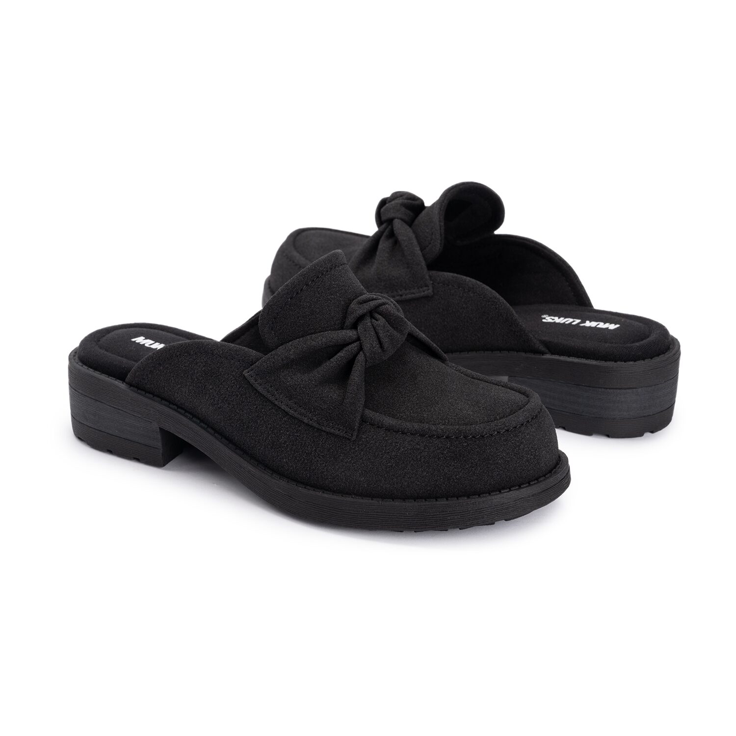 Muk Luks Womens Round Closed Toe Mules