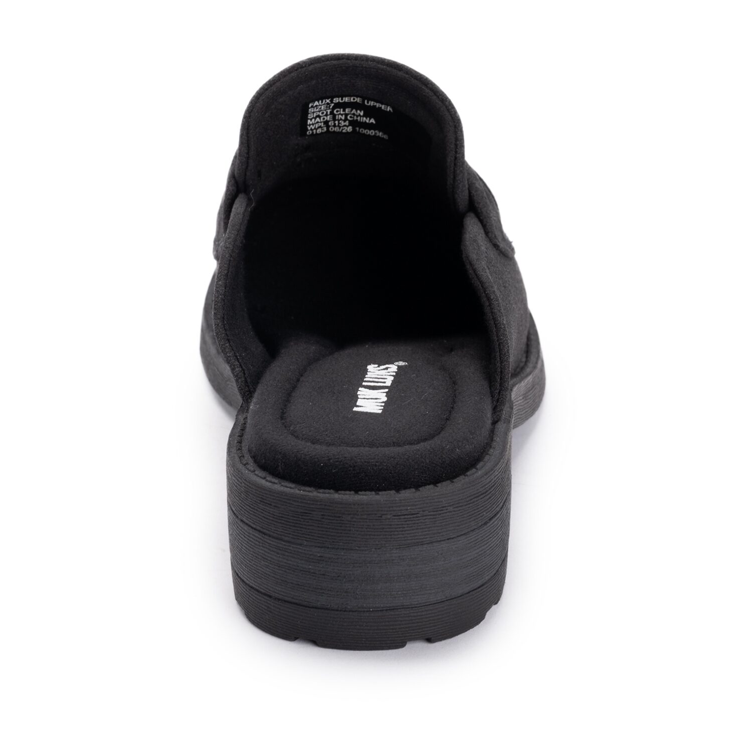 Muk Luks Womens Round Closed Toe Mules