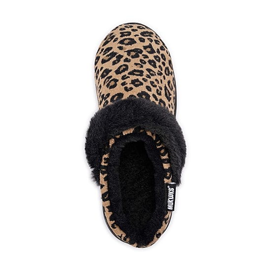 Muk Luks Womens Memory Foam Slip Resistant Clog Slippers