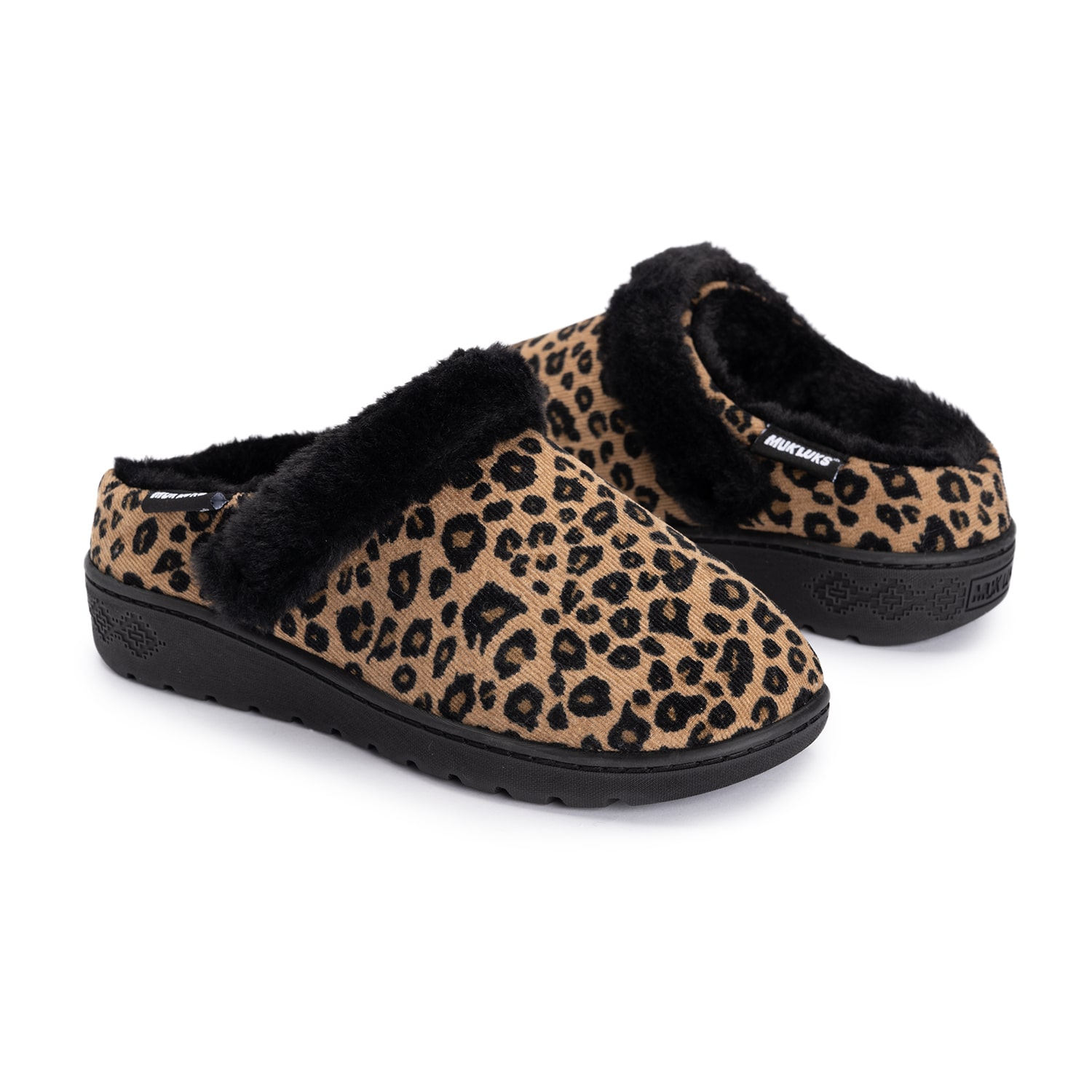 Muk Luks Ml F 26 Ds Slippers Womens Memory Foam Slip Resistant Clog
