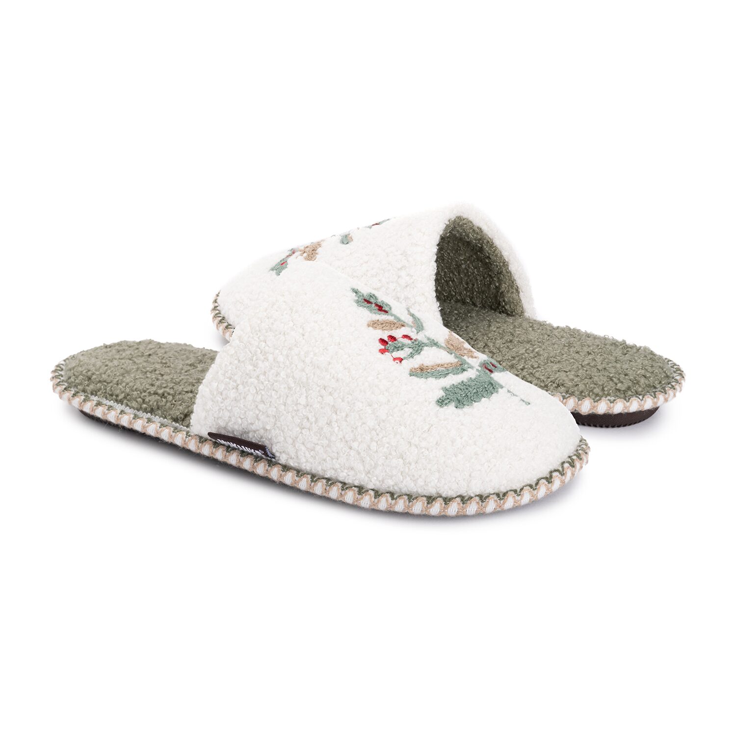 Muk Luks Womens Slip-On Slippers