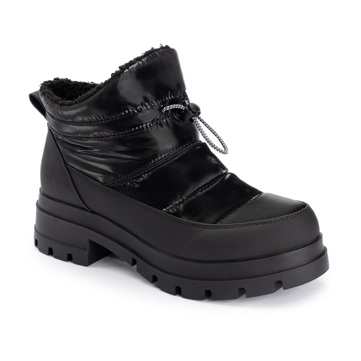 Muk Luks Womens Women'S Ml Footwear Water Resistant Slip Chunky Heel Winter Boots